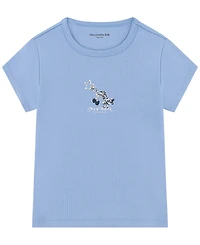 abercrombie kids Boys' 5-16 Lace Trim Short-Sleeve T-Shirt
