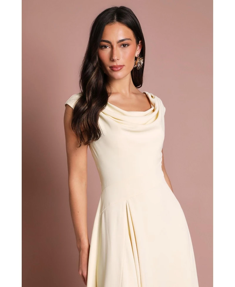 Coast Women's Off Shoulder Crepe Midi Dress