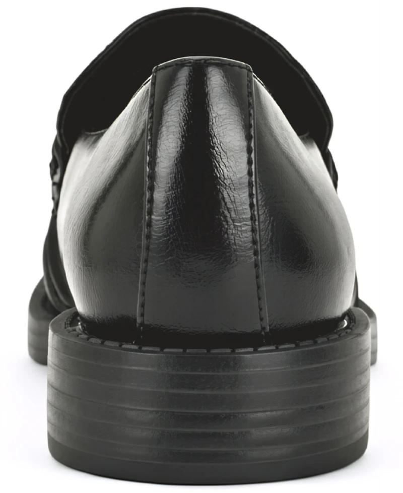 Nine West Women's Gersen Tassels Pleated Slip-On Loafers
