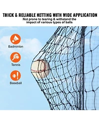 Aoligeijs Baseball Batting Netting, Professional Softball Baseball Batting Hitting Training Net, Practice Portable Cage Net with Door and Carry Bag