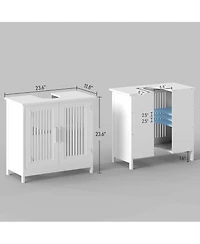 Busdays Under Sink Pedestal Storage Bathroom Cabinet