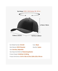 Aoligeijs Baseball Cap, Plain Baseball Hat with Breathable Fabric, Adjust Size, Lightweight Summer Thin Sports Caps Ideal for Running, Workouts, or