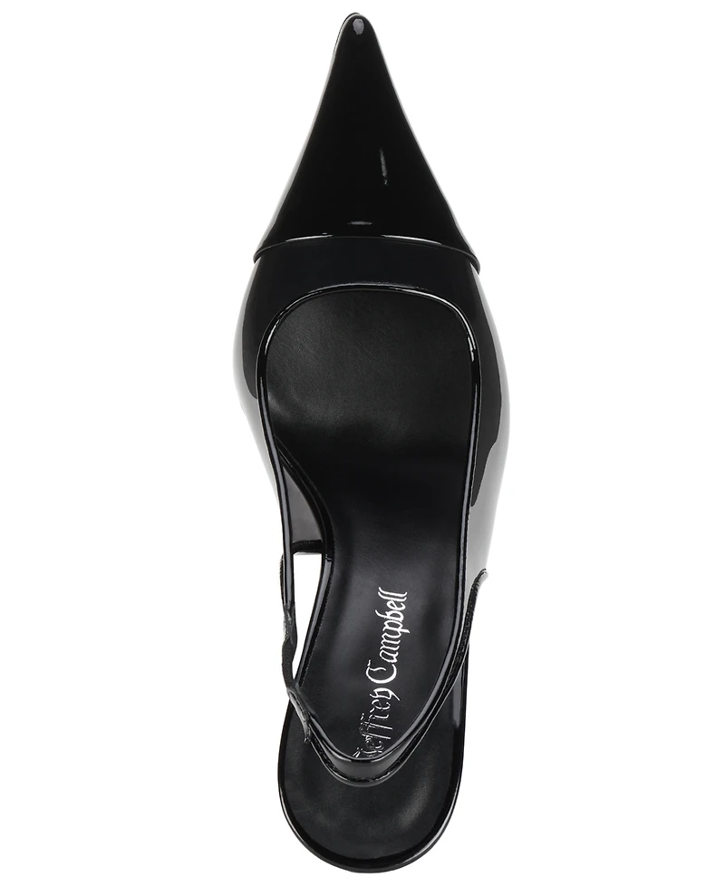 Jeffrey Campbell Women's Pucker Vinyl Slingback Pumps