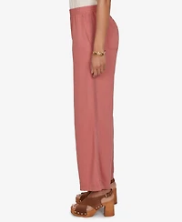Ruby Rd. Petite Lace Trim Lightweight Pull-On Pants