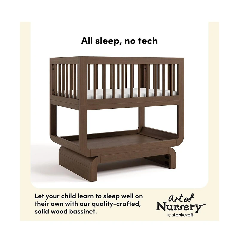 Storkcraft Santorini Deluxe 3-in-1 Convertible Bassinet