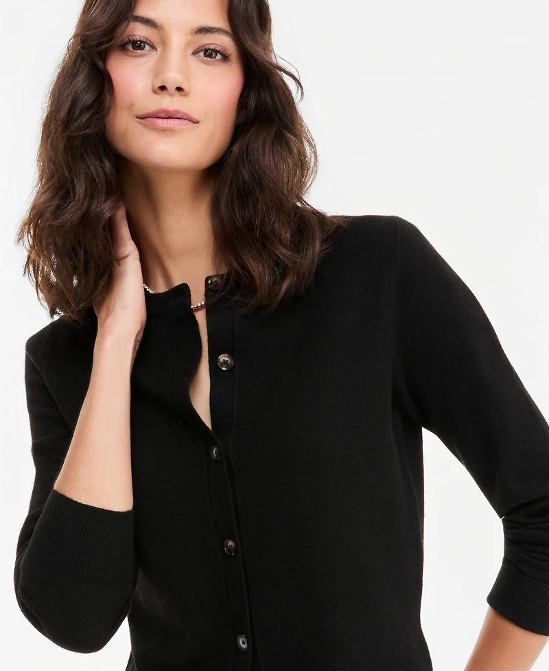On 34th Women's Long-Sleeve Crewneck Cardigan, Macy's Exclusive