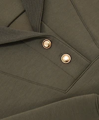 Reiss Women's Bella Button Sweat