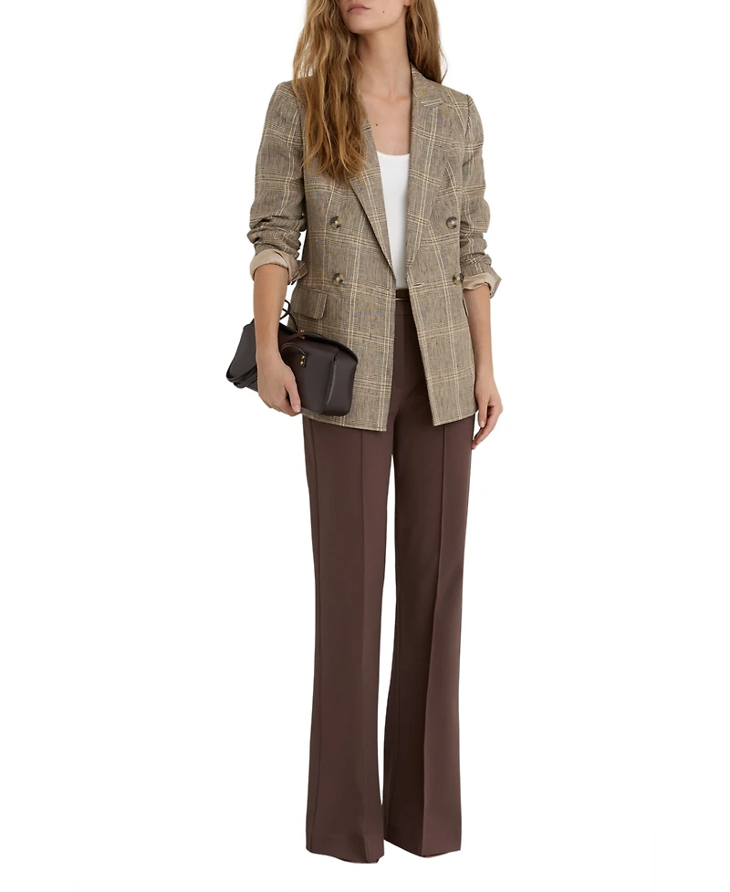 Reiss Women's Sybil Double Breasted Check Jacket