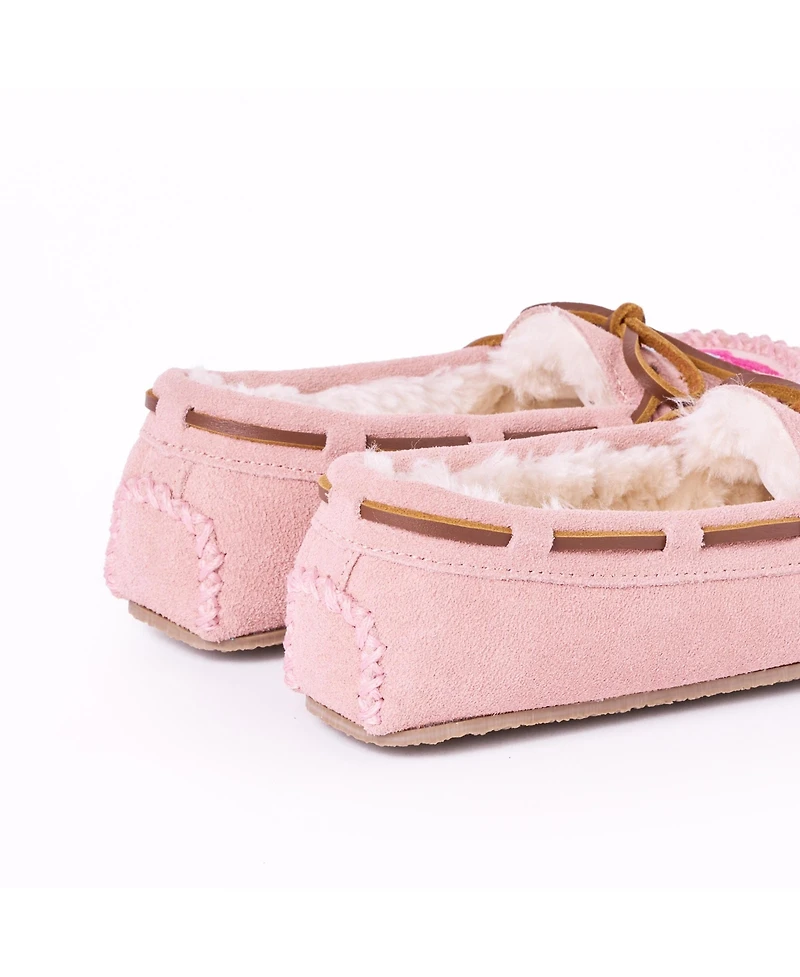 Minnetonka Kids' Cassie Suede Mermaid Slippers