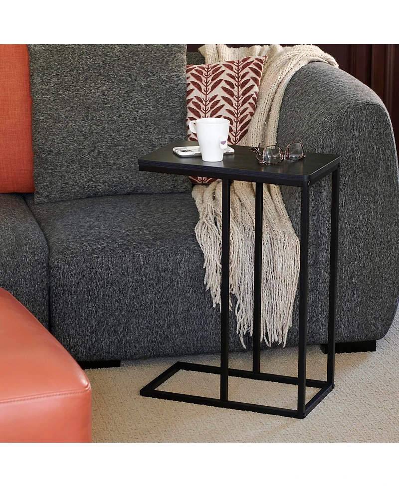 Household Essentials Jamestown C-Shaped End Table