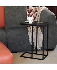 Household Essentials Jamestown C-Shaped End Table