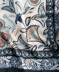 I.n.c. International Concepts Medallion Contrast Floral Square Scarf, Macy's Exclusive