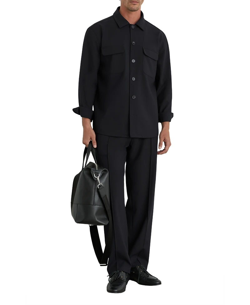 Reiss Men's Peshi Button Through Twin Pocket Overshirt