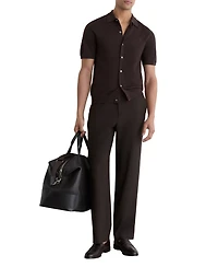 Reiss Men's Drayton Button Through Merino Shirt