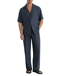 Reiss Men's Samson Textured Cuban Shirt