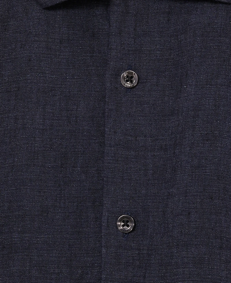 Reiss Men's Linen Short Sleeve Shirt