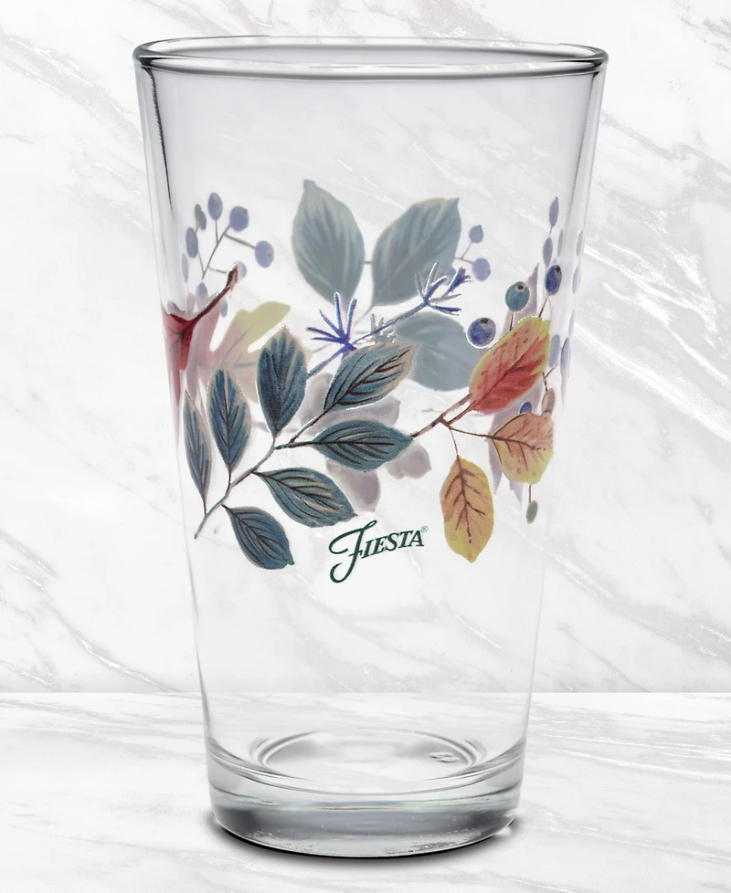 Fiesta Autumn Fields Tapered Cooler Glasses, Set of 4