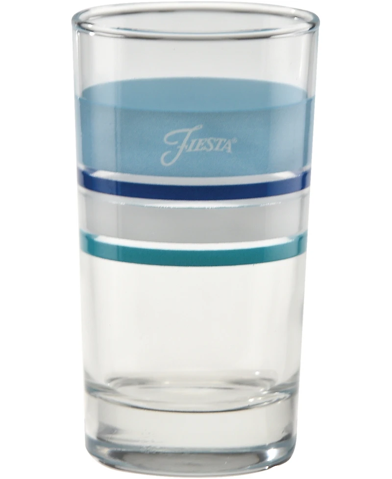 Fiesta Coastal Blues Juice Glasses, Set of 4