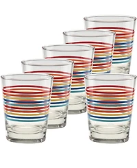 Fiesta Vibrant Double Old Fashioned Glasses, Set of 6