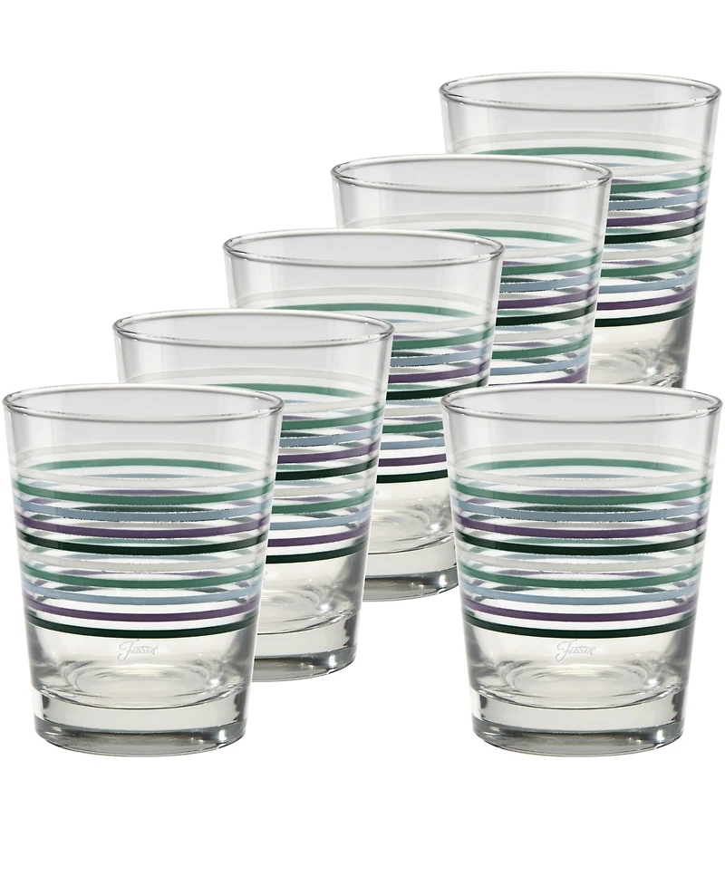 Fiesta Lavender Bloom Double Old Fashioned Glasses, Set of 6
