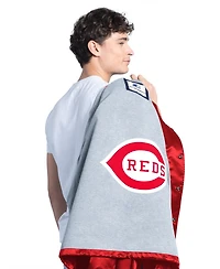 Starter Men's Red Cincinnati Reds Cooperstown Collection Point Man Full-Snap Coaches Jacket