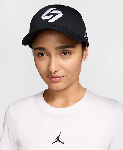Jordan Men's and Women's Black Luka Rise Adjustable Hat