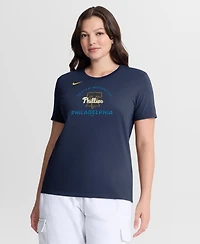 Nike Women's Navy Philadelphia Phillies City Connect Arch T-Shirt