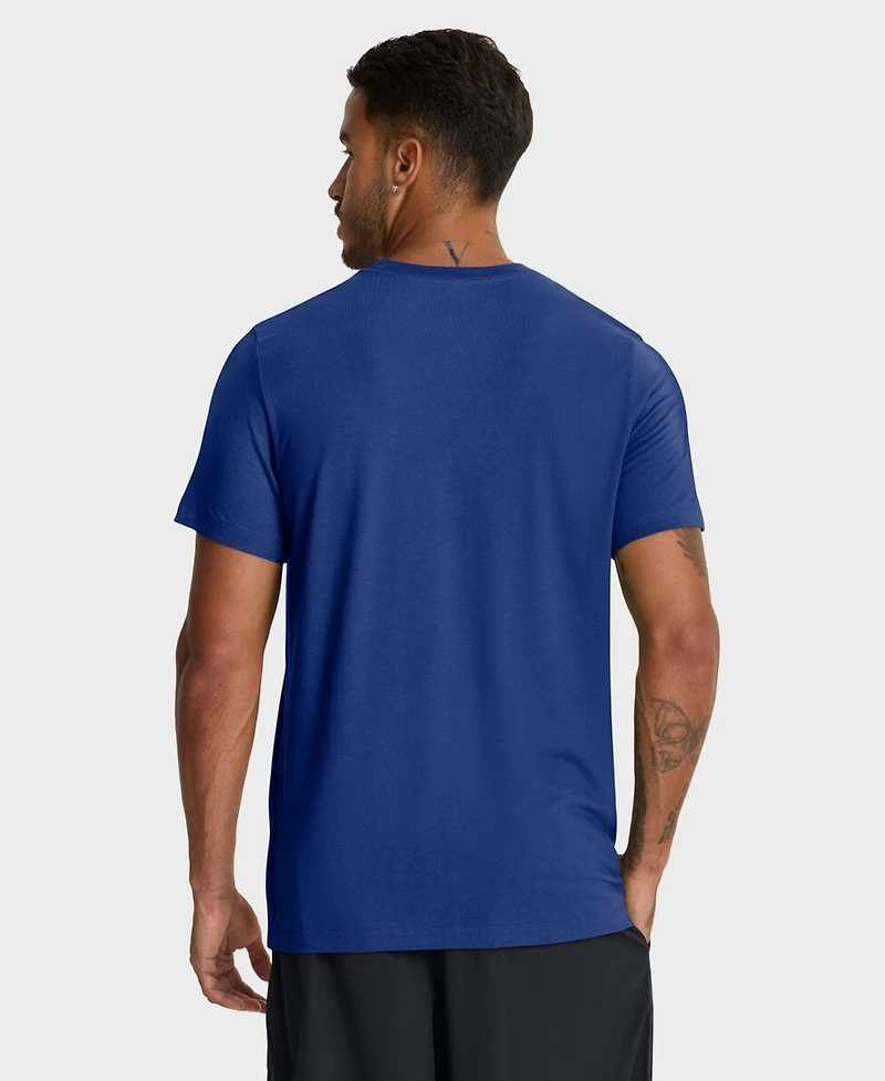 Nike Men's Royal Los Angeles Dodgers Tri-Blend Logo T-Shirt