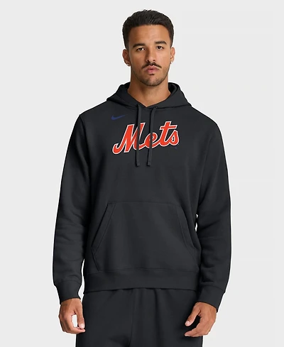 Nike Men's Black New York Mets Club Hoodie