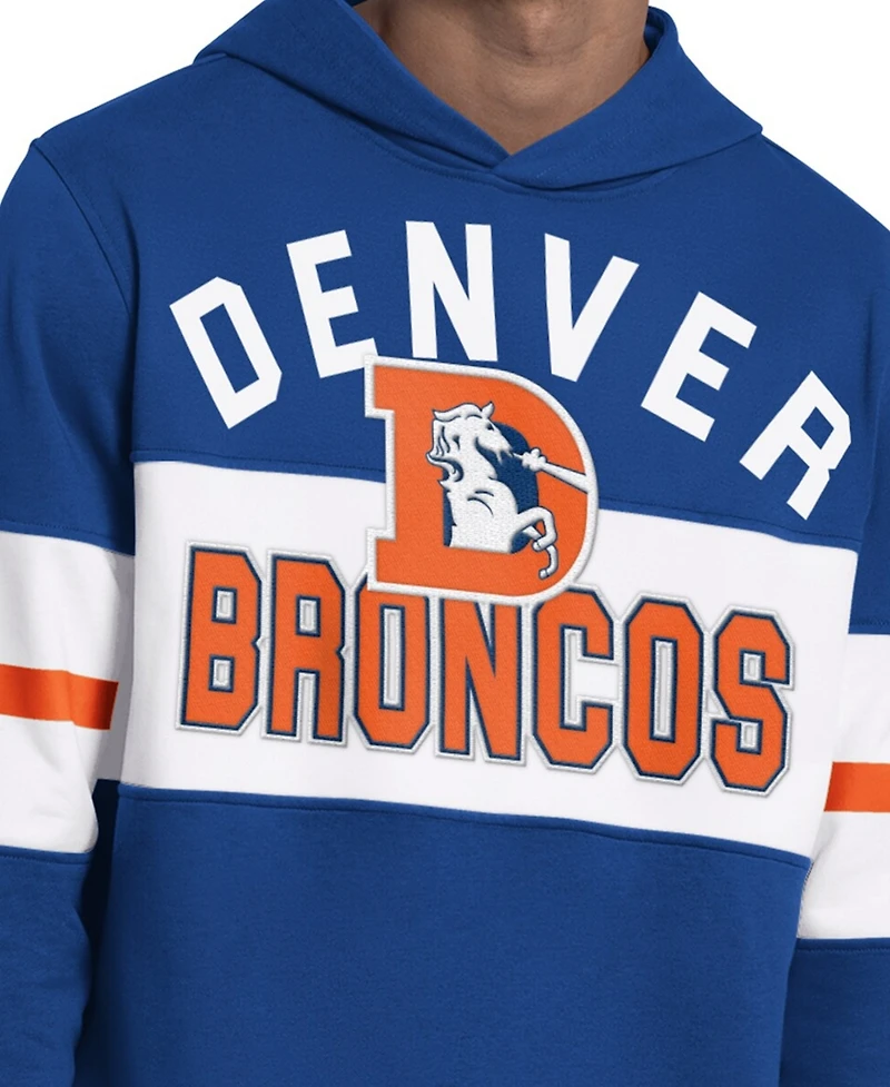 Starter Men's Blue Denver Broncos Fullback Jersey Hoodie