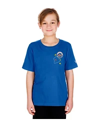 New Era Big Boys and Girls Royal York Mets Stars Cap T-Shirt
