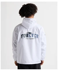 Charles River x New England Men's Patriots White Pack-n-Go Half-Zip Hoodie