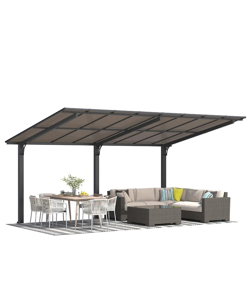 Aecojoy Gazebo Outdoor Pergola for Patio, Pergola Carport