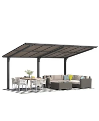 Aecojoy Gazebo Outdoor Pergola for Patio, Pergola Carport