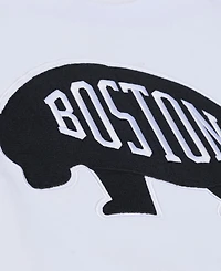 Mitchell & Ness Men's White Boston Bruins Arctic Fleece Hoodie