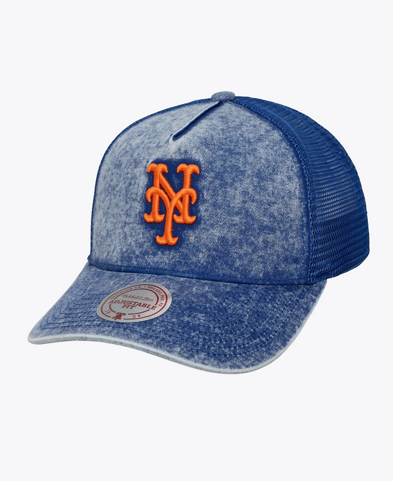 Mitchell & Ness Men's and Women's Royal New York Mets Gameday Adjustable Trucker Hat