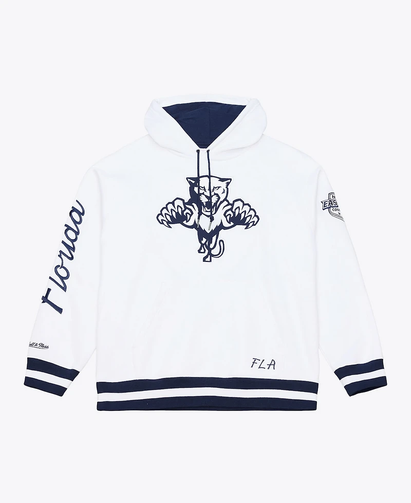 Mitchell & Ness Men's White Florida Panthers Arctic Fleece Hoodie