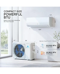 Sugift 8000 Btu 3-in-1 Portable Air Conditioner with Cool Dehumidifier Fan Sleep Mode