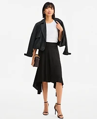 I.n.c. International Concepts Women's High-Waisted Midi Jacquard Skirt, Macy's Exclusive