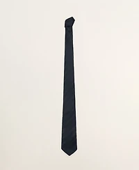 Mango Men's Silk Microstructure Stripes Tie