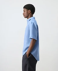 Mango Men's Linen Polo Shirt
