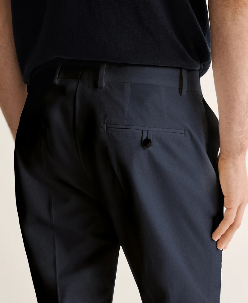 Mango Men's Slim-Fit Cotton Pants