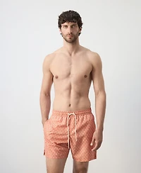 Mango Men's Floral Print Swim Trunks