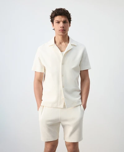 Mango Men's Cotton Regular-Fit Shirt