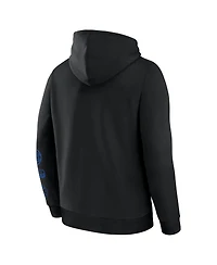 Fanatics Men's Black New York Knicks 2026 Nba Champions Elevated Legacy 2-Hit Pullover Hoodie