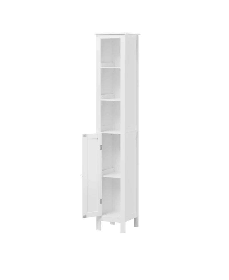Midola 66.92" Tall Bathroom Storage Cabinet with Adjustable Shelves, Slim 1 Doors Freestanding Cabinet with Anti-Tip for Home, Small Spaces, Bathroom