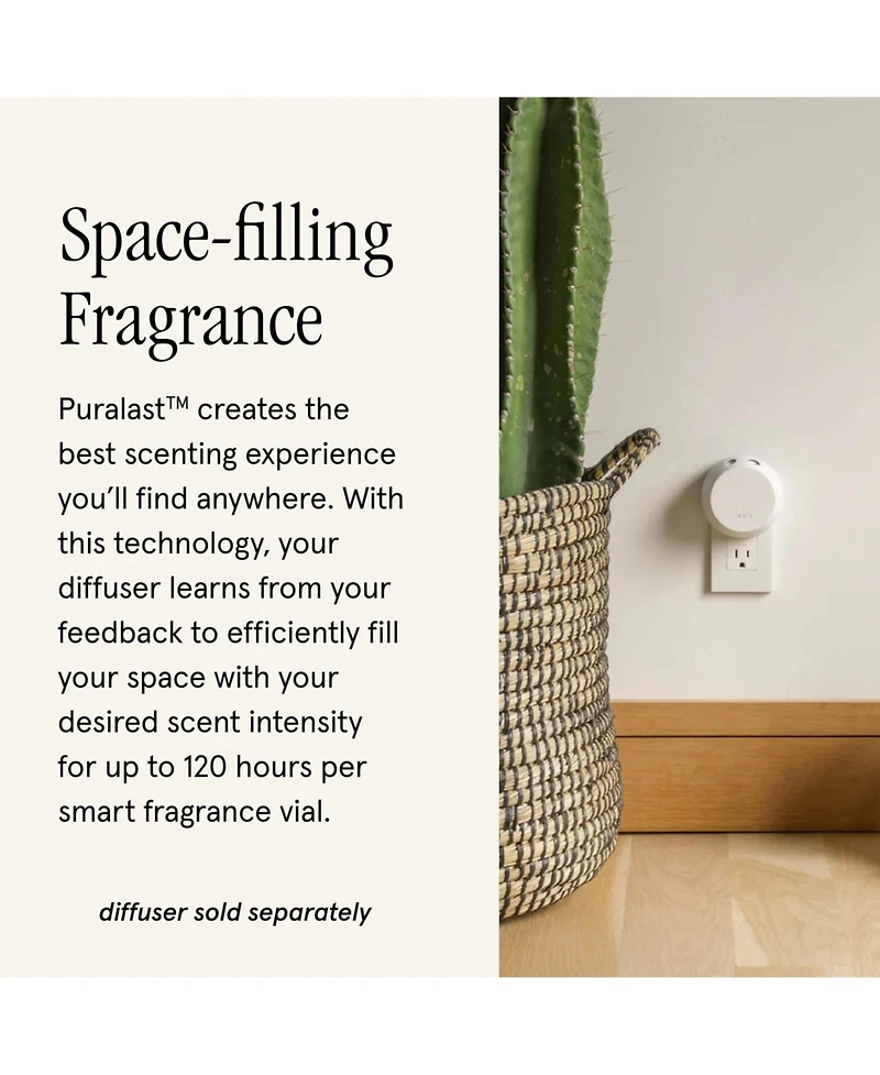 Pura and Thymes - Lemon Leaf - Fragrance for Smart Home Air Diffusers - Room Freshener - Aromatherapy Scents for Bedrooms & Living Rooms