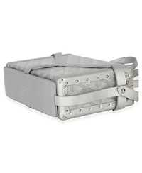 Pre-Owned Goyard Silver Precious Metals Goyardine Canvas Minaudiere Trunk