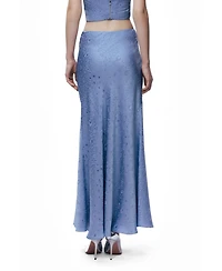 Nocturne Women's Printed Midi Flare Skirt