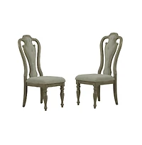 Liberty Furniture Industries, Inc Magnolia Manor Splat Back Uph Side Chair Set of 2